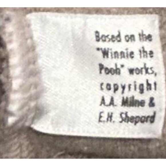Disneyland Winnie the Pooh Piglet Hoodie XS Beige Embroidered Resort Exclusive - Picture 7 of 7
